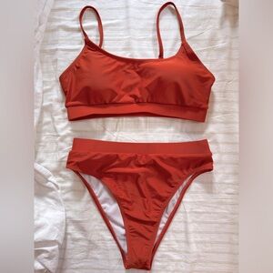 Never worn rust bathing suit